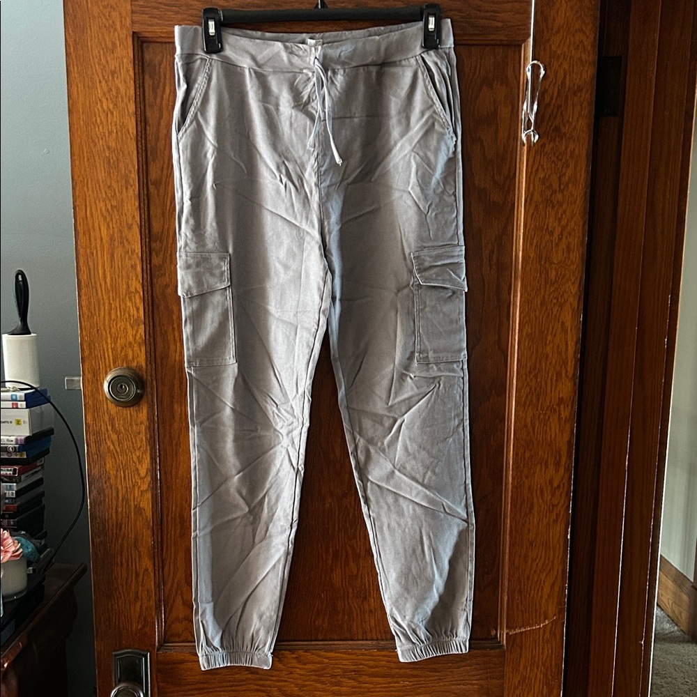 Gray Cargo Pants